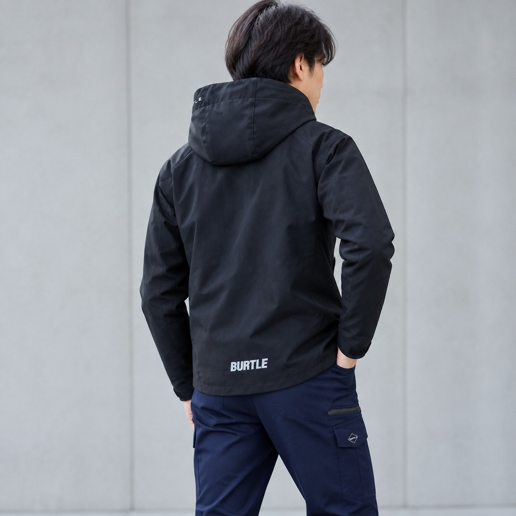 BURTLE ウインドブレーカージャケット 3190 ブラック