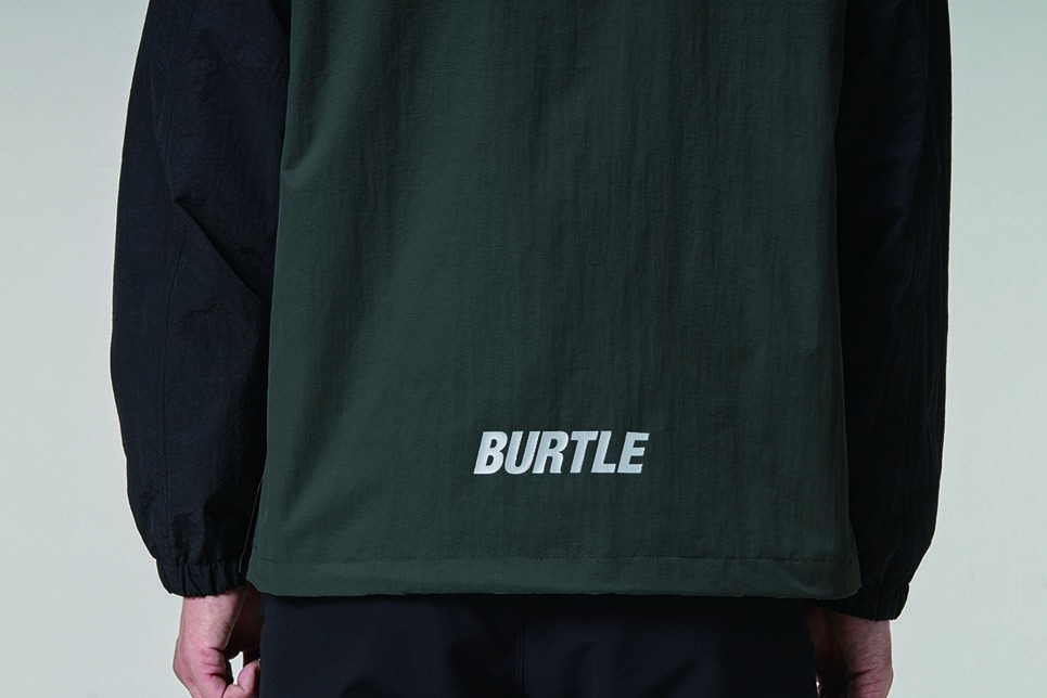BURTLE 防風アノラックパーカー 4054 ミルスグリーン
