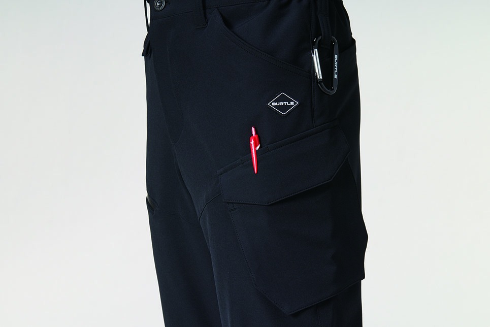 BURTLE カーゴパンツ 485 ブラック