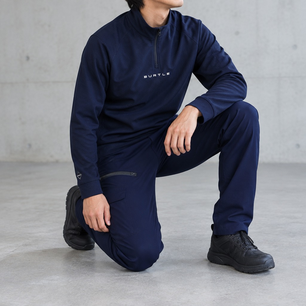 BURTLE ジョガーカーゴパンツ 862 ネイビー