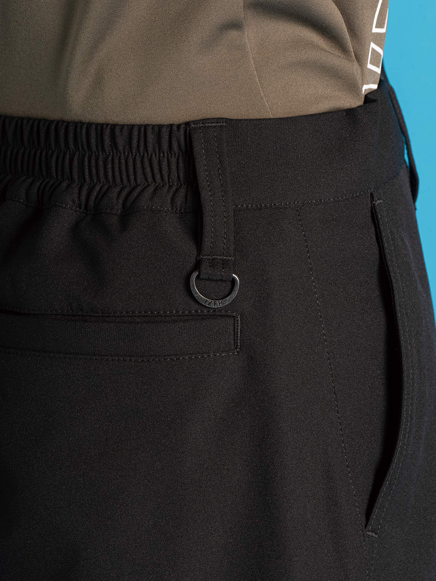 I'Z FRONTIER STERTCH LOOSE CARGO JOGGER PANTS #4008 ブラック