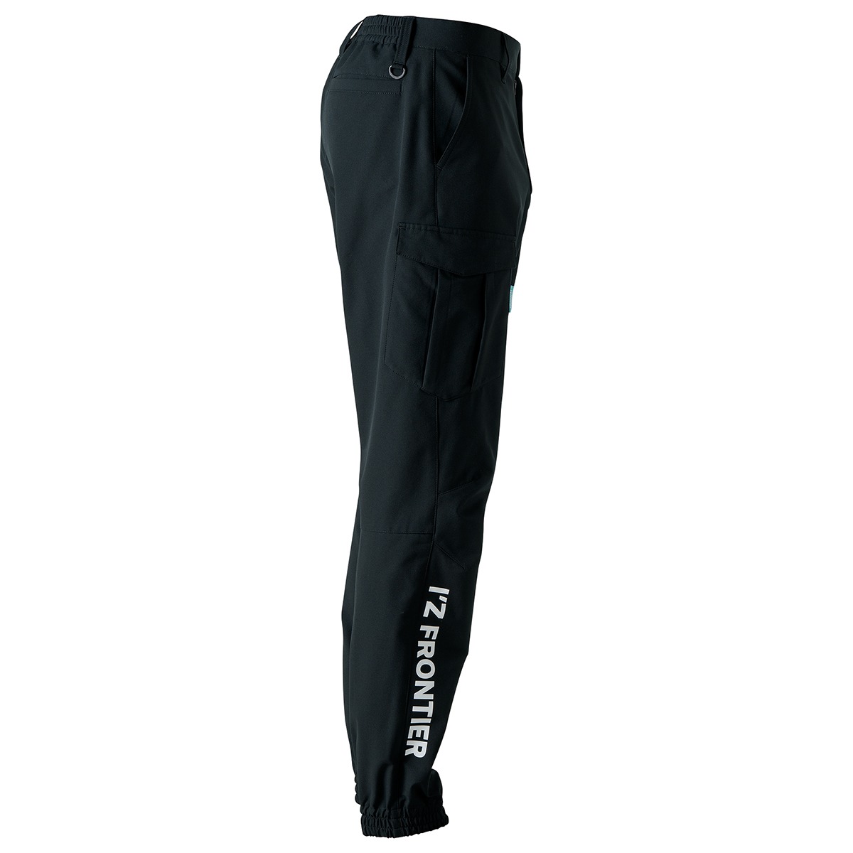 I'Z FRONTIER STERTCH LOOSE CARGO JOGGER PANTS #4008 ネオブラック