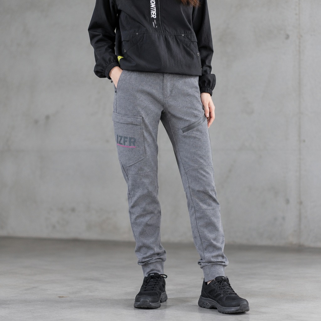 I'Z FRONTIER HEAVY JERSEY JOGGER PANTS #5343J マールグレー