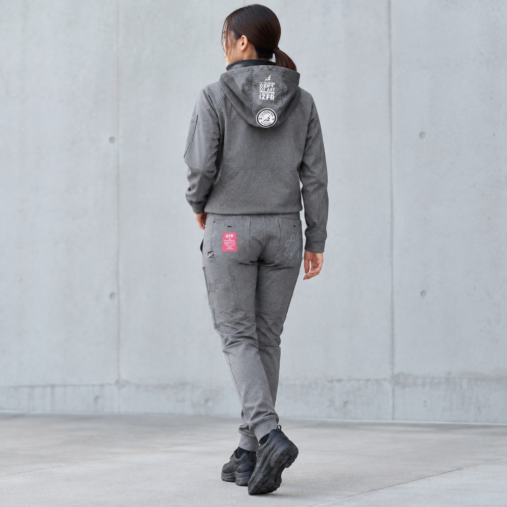 I'Z FRONTIER HEAVY JERSEY JOGGER PANTS #5343J マールグレー