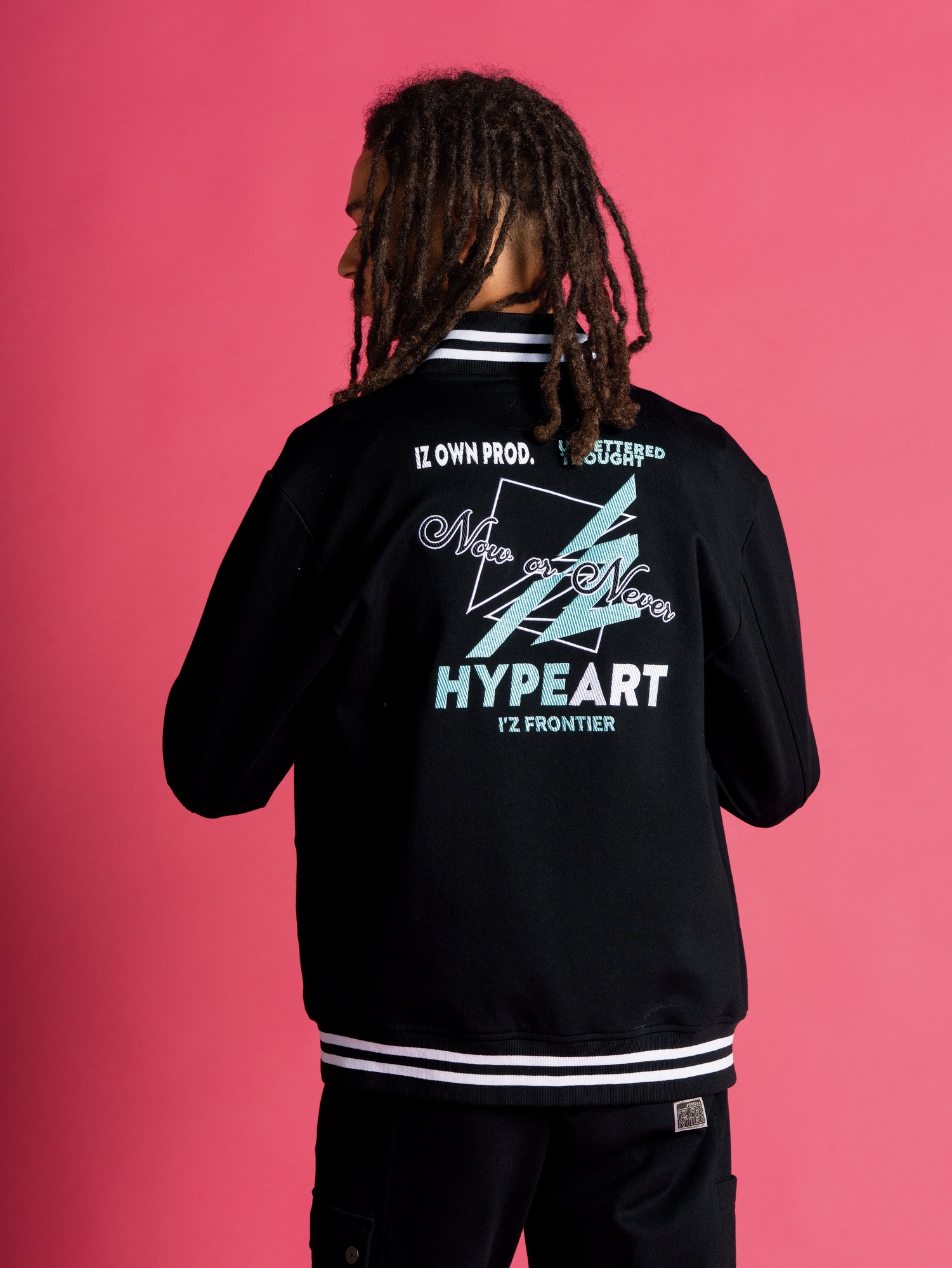 I'Z FRONTIER HEAVY JERSY WORK JACKET #5910P ティファーブラック
