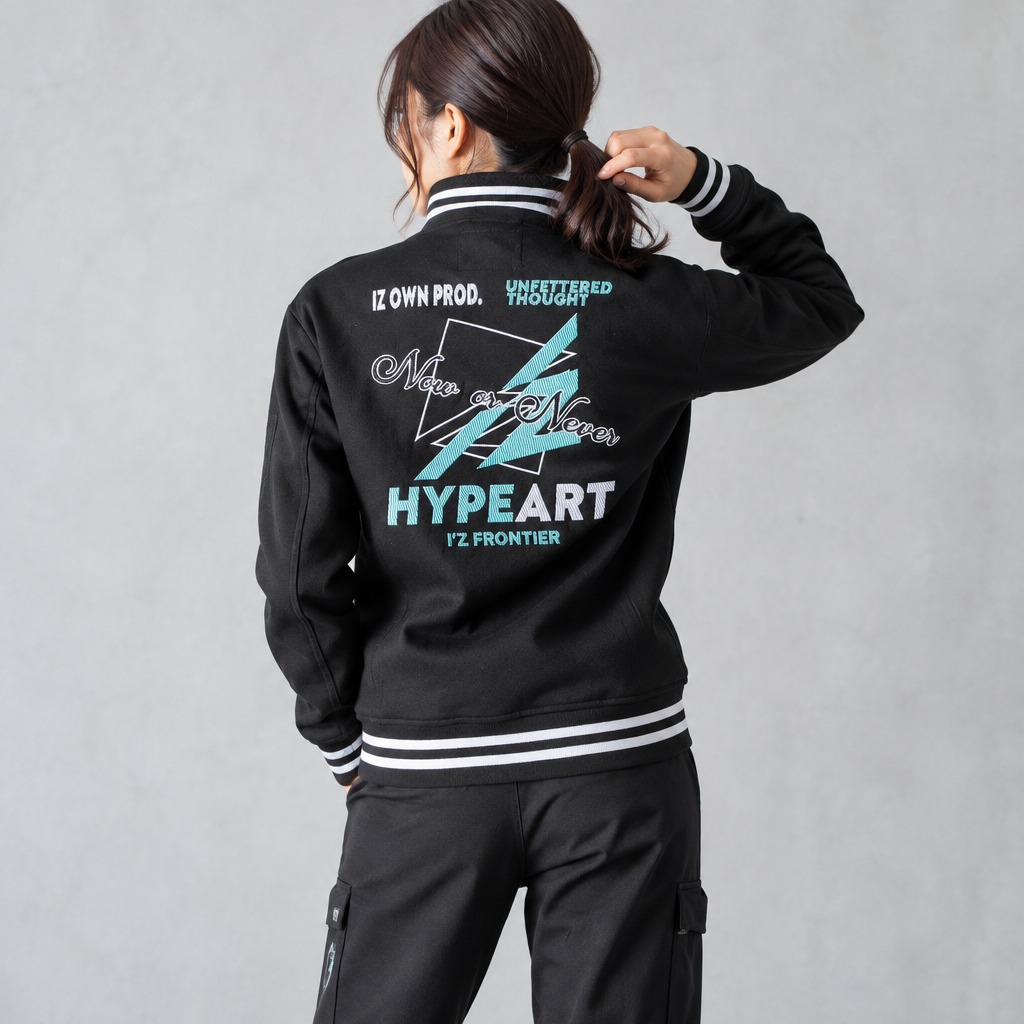 I'Z FRONTIER HEAVY JERSY WORK JACKET #5910P ティファーブラック