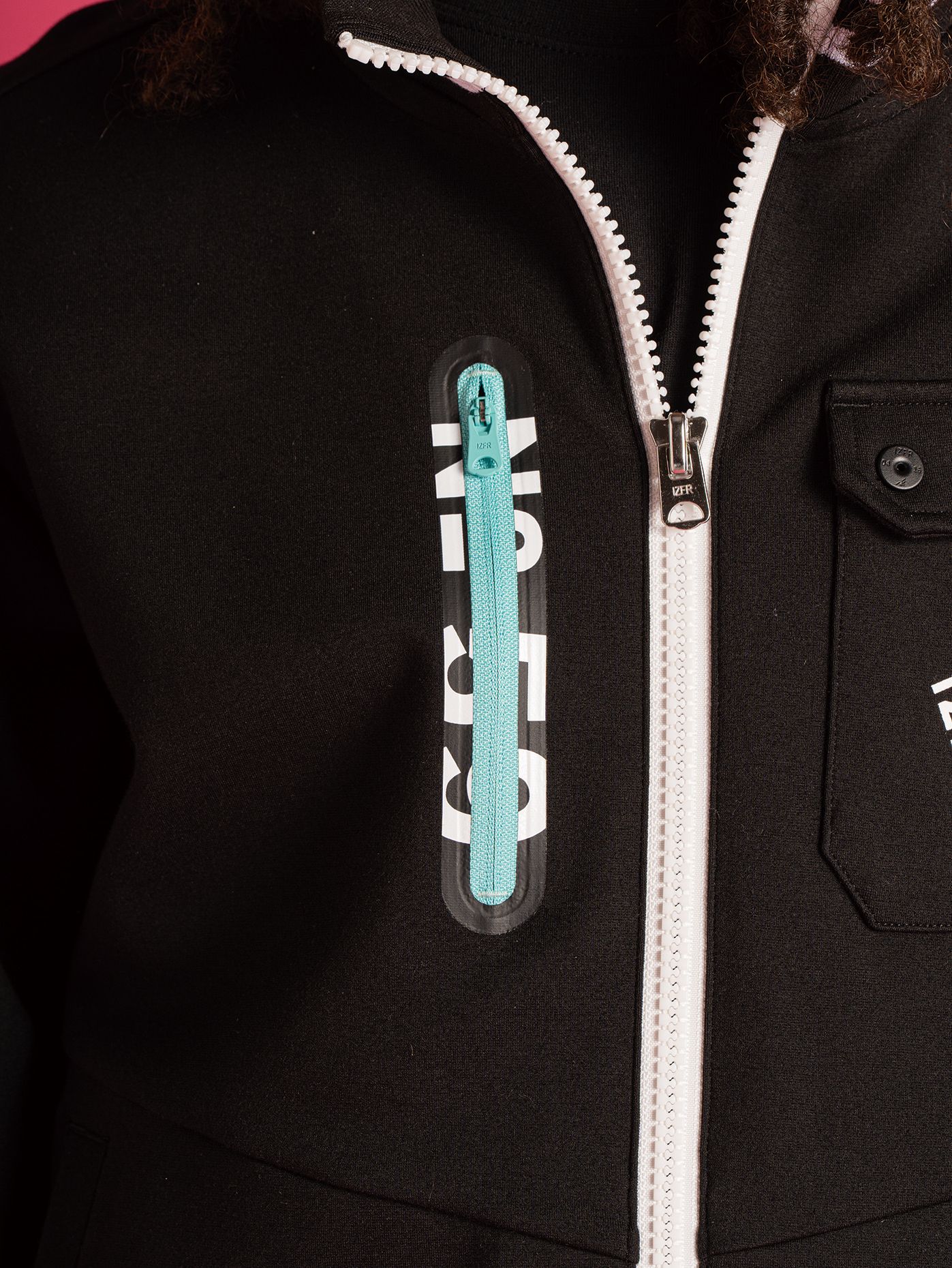 I'Z FRONTIER HEAVY JERSY WORK JACKET #5910P ティファーブラック