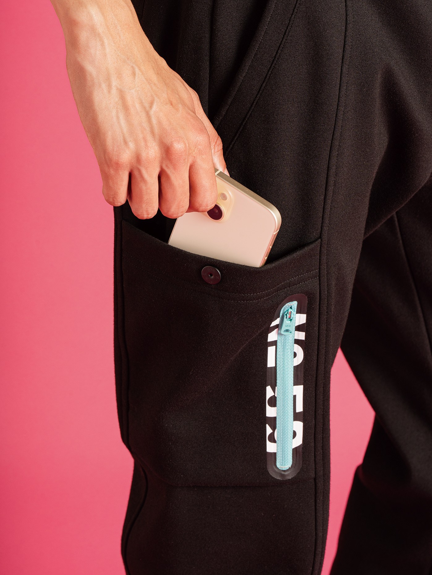 I'Z FRONTIER HEAVY JERSY JOGGER PANTS #5919P ティファーブラック