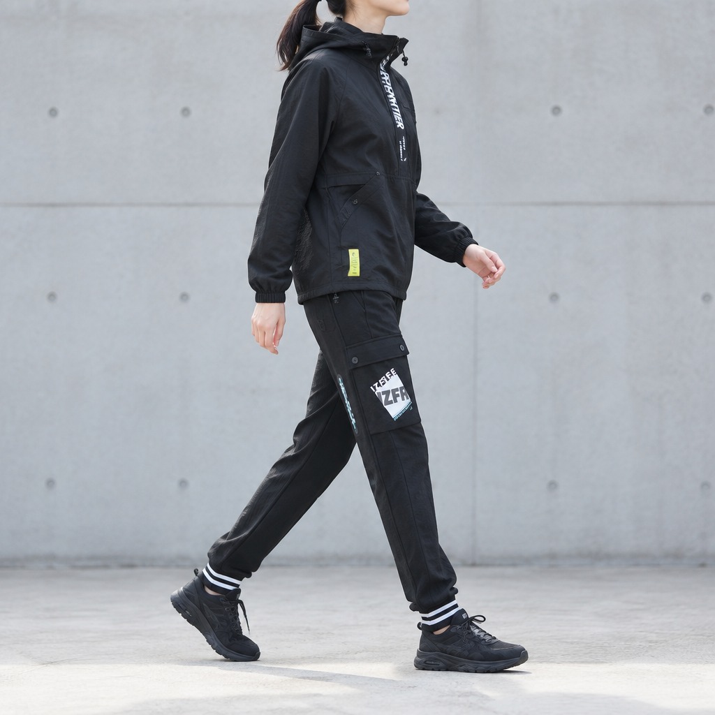 I'Z FRONTIER HEAVY JERSY JOGGER PANTS #5919P ティファーブラック