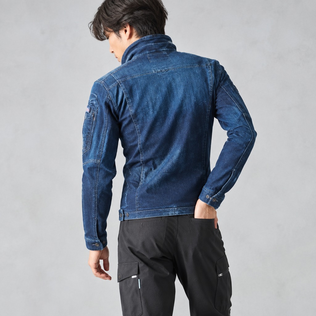 I'Z FRONTIER HIGH STRETCH 3D WORK JACKET #7260 インディゴブルー
