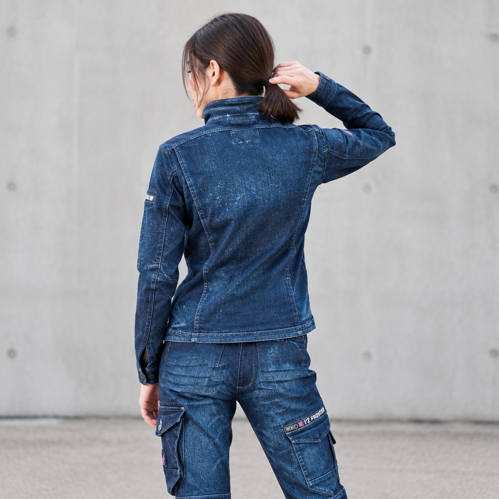 I'Z FRONTIER HIGH STRETCH 3D WORK JACKET #7260 インディゴブルー