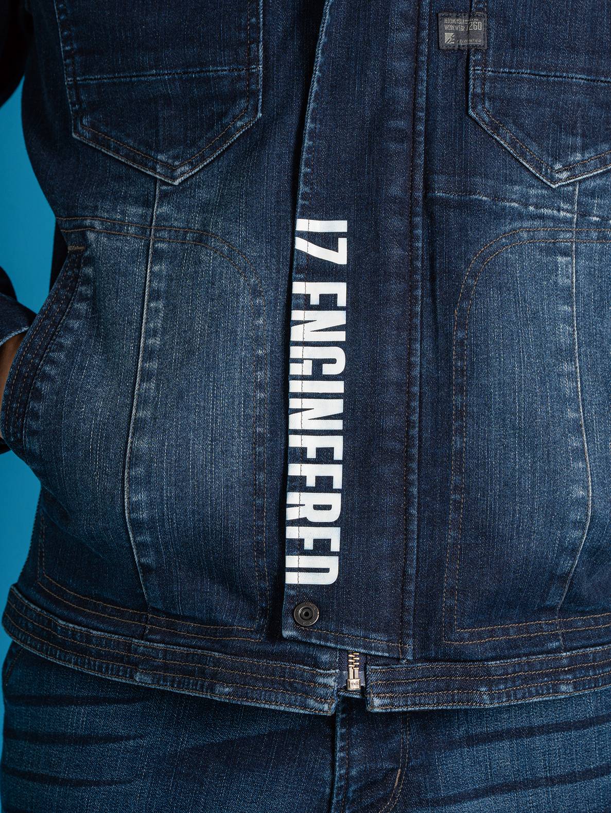 I'Z FRONTIER HIGH STRETCH 3D WORK JACKET #7260S ネオインディゴ