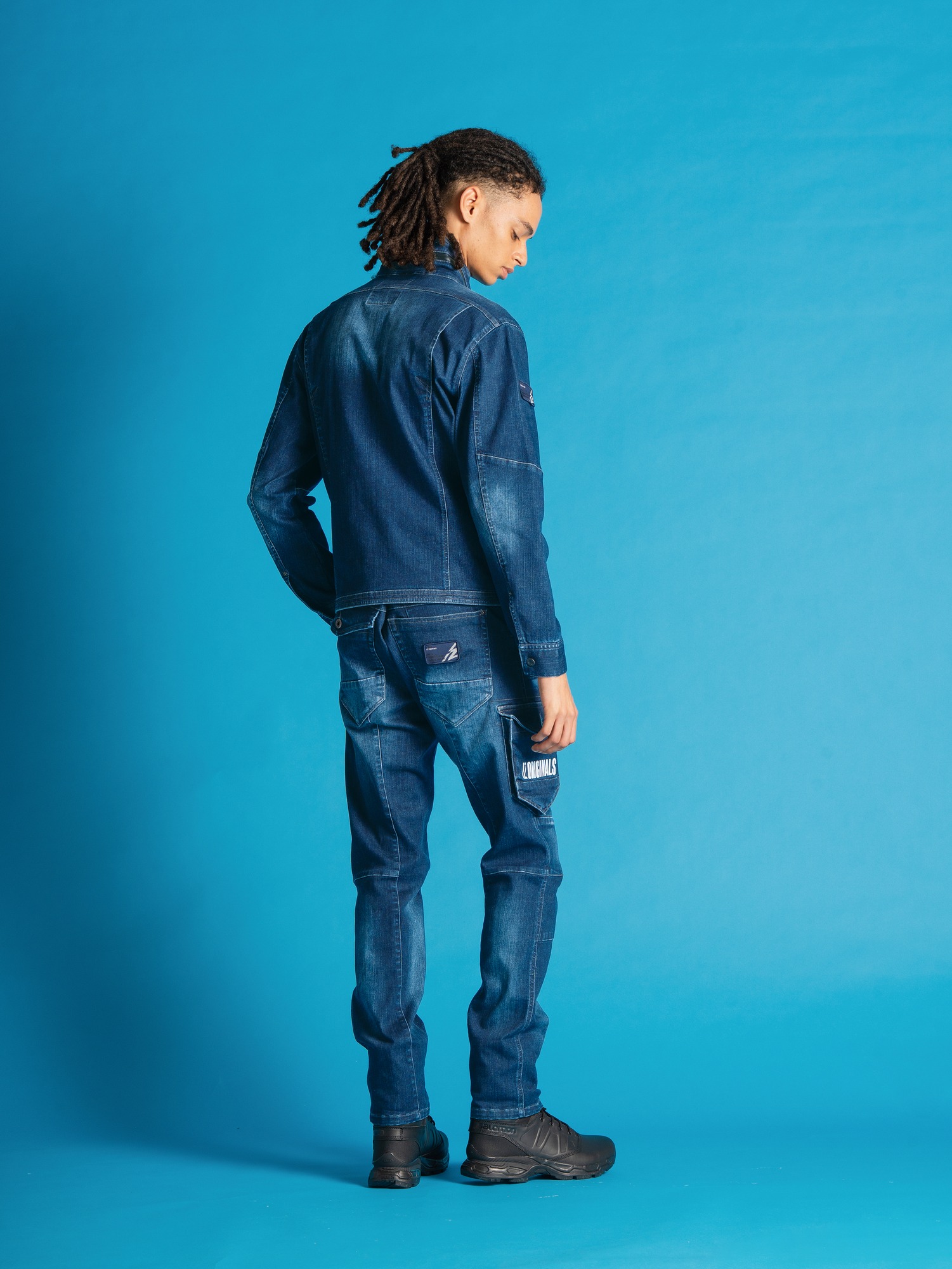I'Z FRONTIER HIGH STRETCH 3D WORK JACKET #7260S ネオインディゴ