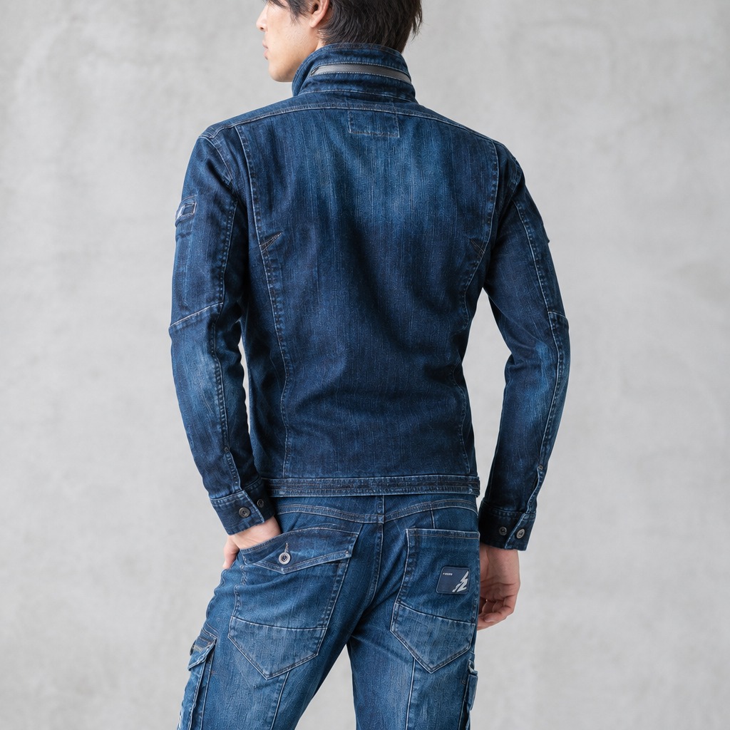 I'Z FRONTIER HIGH STRETCH 3D WORK JACKET #7260S ネオインディゴ