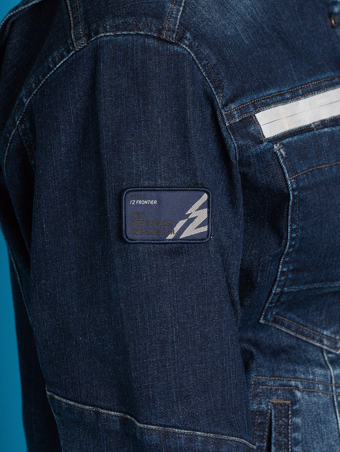 I'Z FRONTIER HIGH STRETCH 3D WORK JACKET #7260S ネオインディゴ