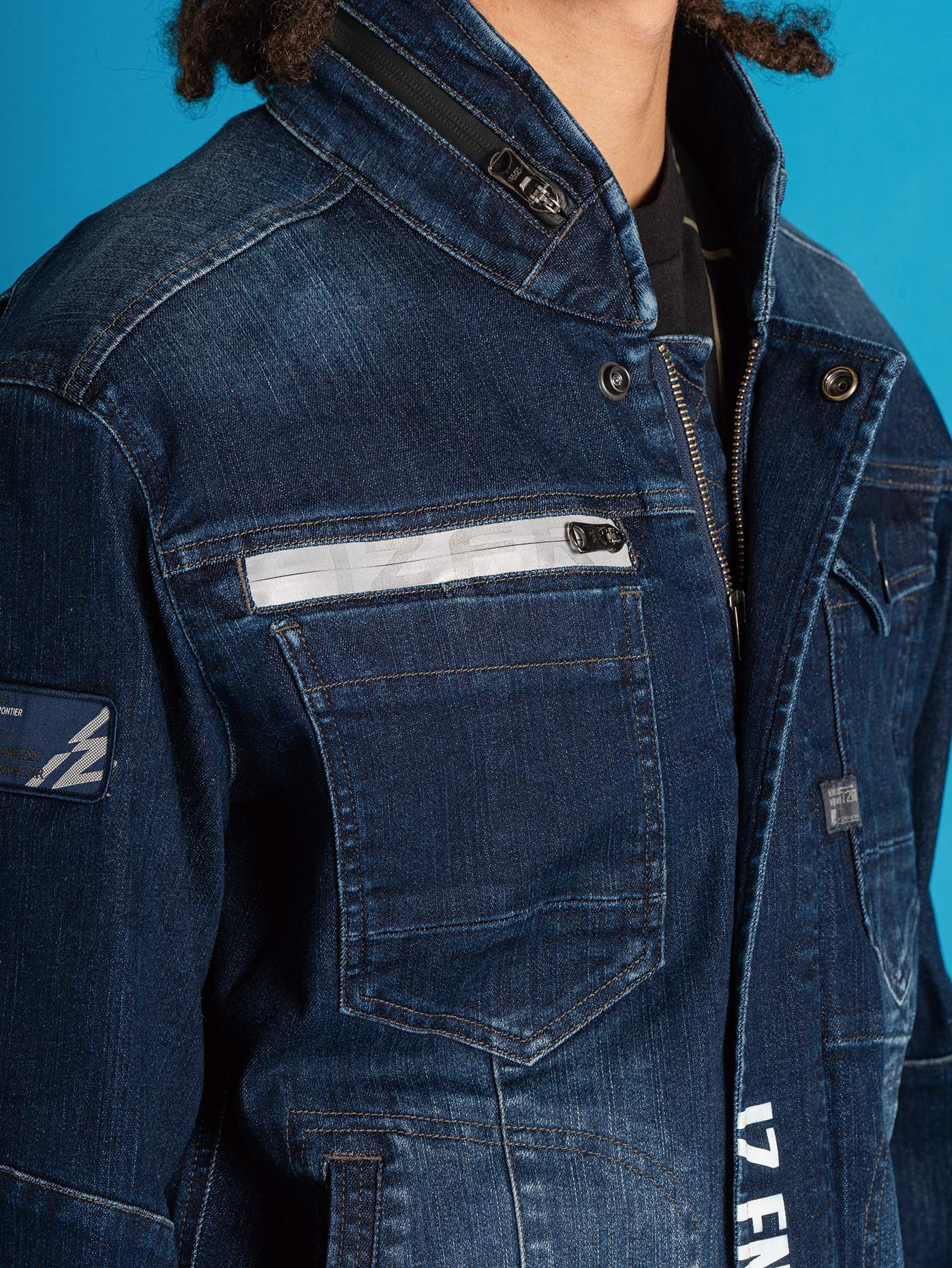 I'Z FRONTIER HIGH STRETCH 3D WORK JACKET #7260S ネオインディゴ