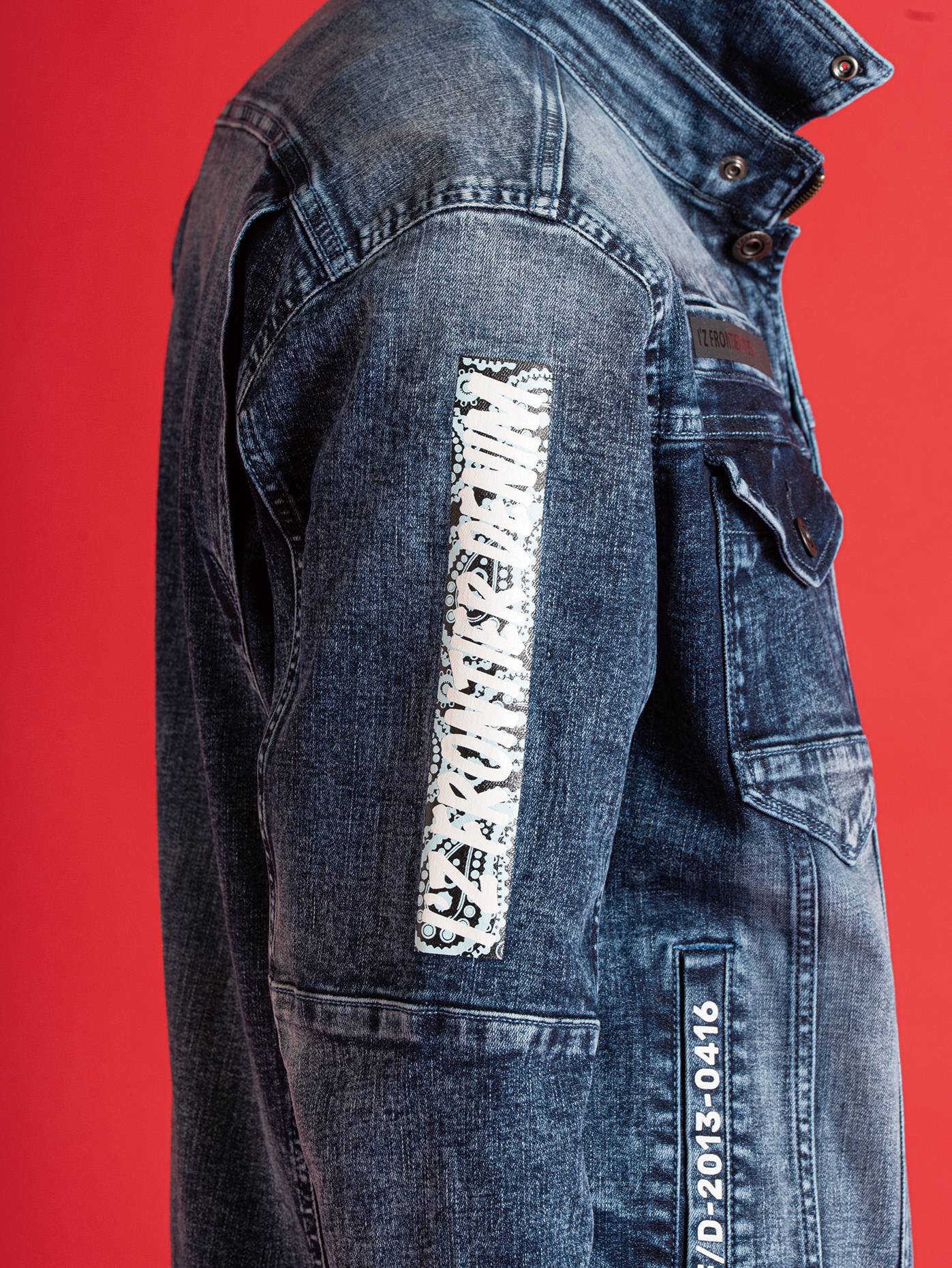 I'Z FRONTIER HIGHPOWER STRETCH DENIM 3D WORK JACKET #7350S ペイズリー