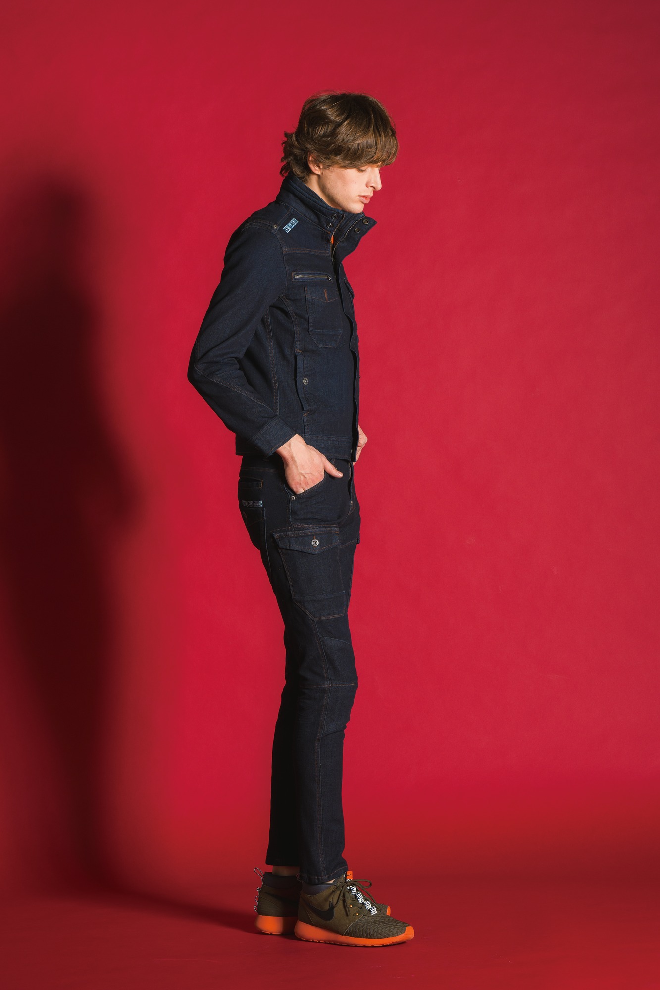 I'Z FRONTIER 2WAY STRETCH 3D WORK JACKET #7630 ディープインディゴ