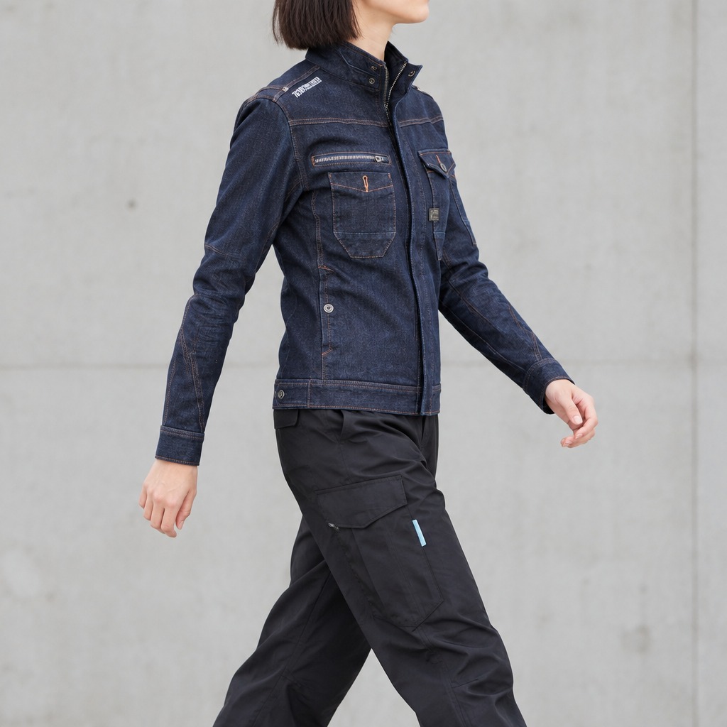 I'Z FRONTIER 2WAY STRETCH 3D WORK JACKET #7630 ディープインディゴ