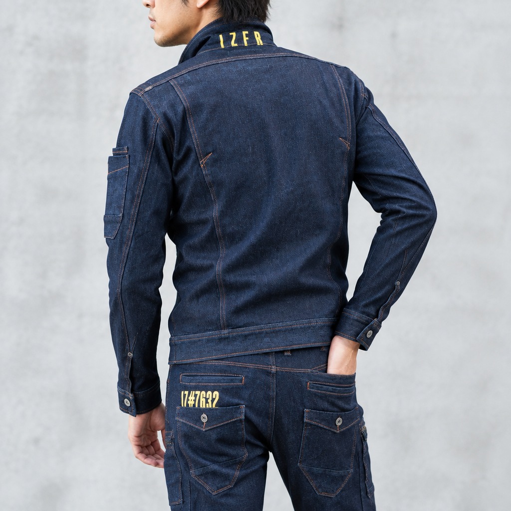 I'Z FRONTIER 2WAY STRETCH 3D WORK JACKET #7630S リッチャーインディゴ
