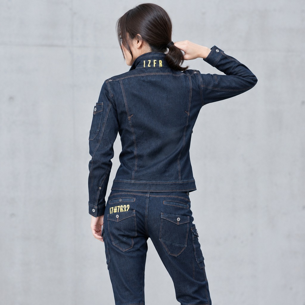 I'Z FRONTIER 2WAY STRETCH 3D WORK JACKET #7630S リッチャーインディゴ