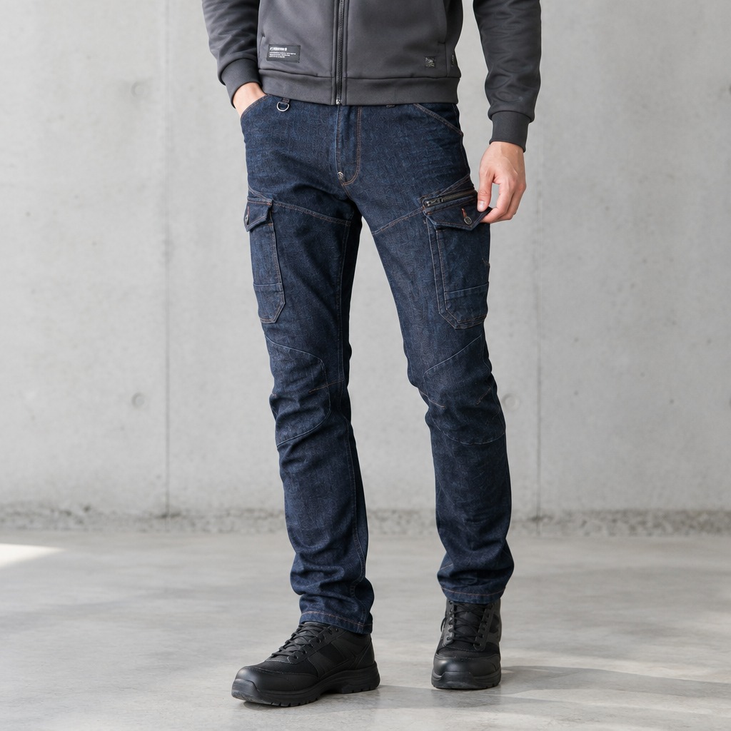 I'Z FRONTIER 2WAY STRETCH 3D CARGO PANTS #7632 ディープインディゴ