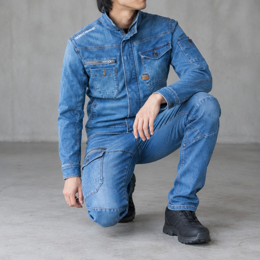 I'Z FRONTIER 2WAY STRETCH 3D CARGO PANTS #7632 ウォータリーブルー
