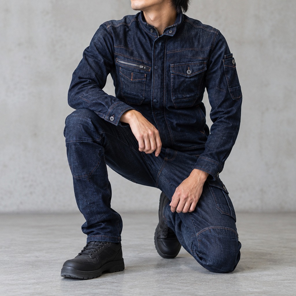 I'Z FRONTIER 2WAY STRETCH 3D CARGO PANTS #7632S リッチャーインディゴ