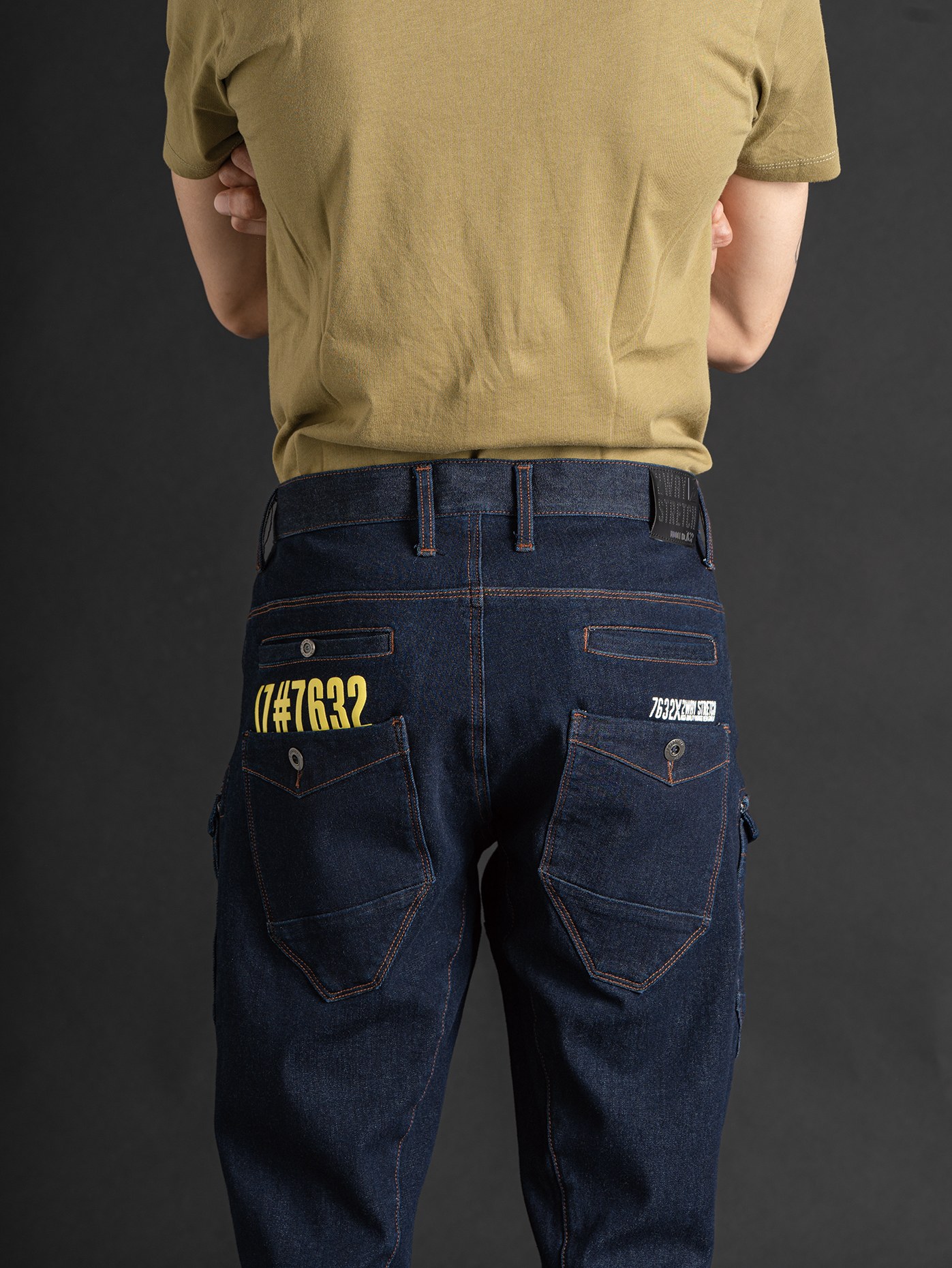 I'Z FRONTIER 2WAY STRETCH 3D CARGO PANTS #7632S リッチャーインディゴ