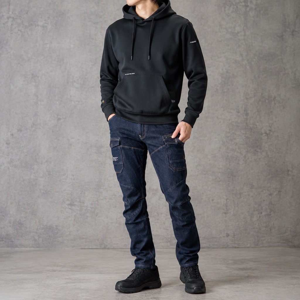 I'Z FRONTIER 2WAY STRETCH 3D CARGO PANTS #7632S リッチャーインディゴ