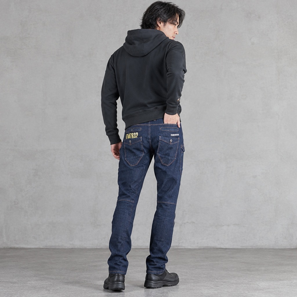 I'Z FRONTIER 2WAY STRETCH 3D CARGO PANTS #7632S リッチャーインディゴ