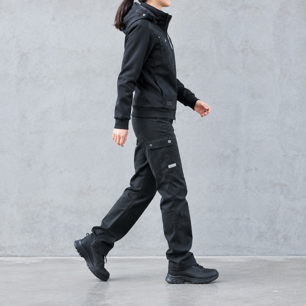I'Z FRONTIER STRETCH TWILL CARGO PANTS #7902 ブラック