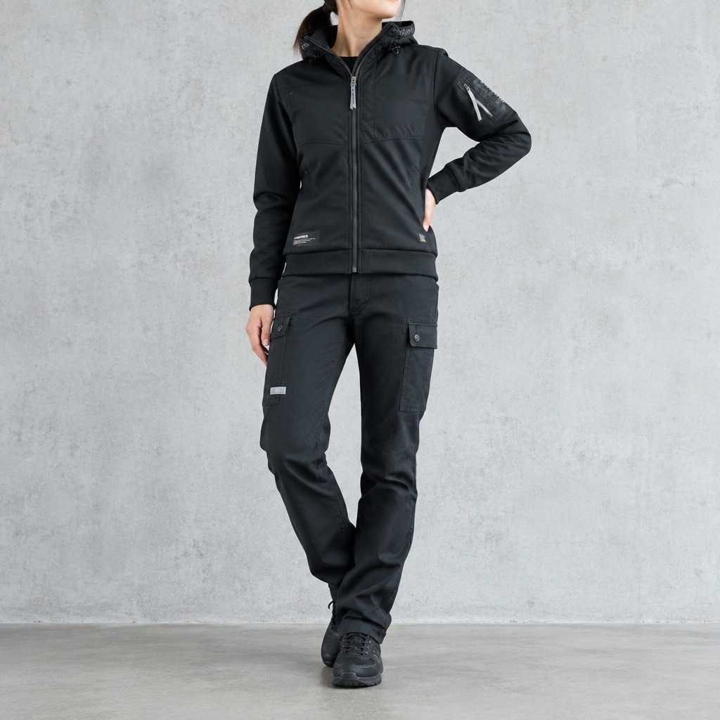 I'Z FRONTIER STRETCH TWILL CARGO PANTS #7902 ブラック