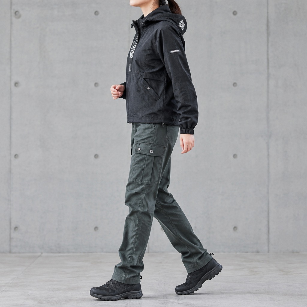 I'Z FRONTIER STRETCH TWILL CARGO PANTS #7902 アーミーグリーン