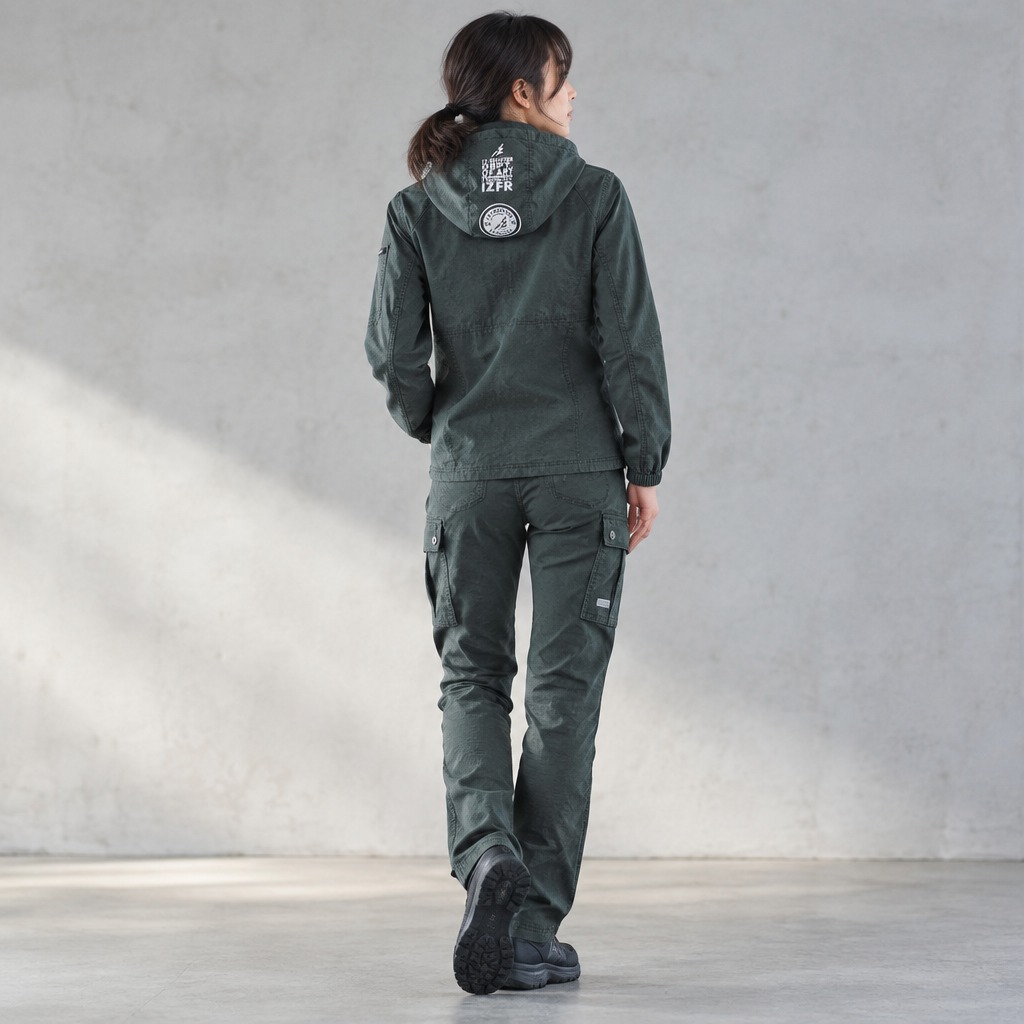 I'Z FRONTIER STRETCH TWILL CARGO PANTS #7902 アーミーグリーン