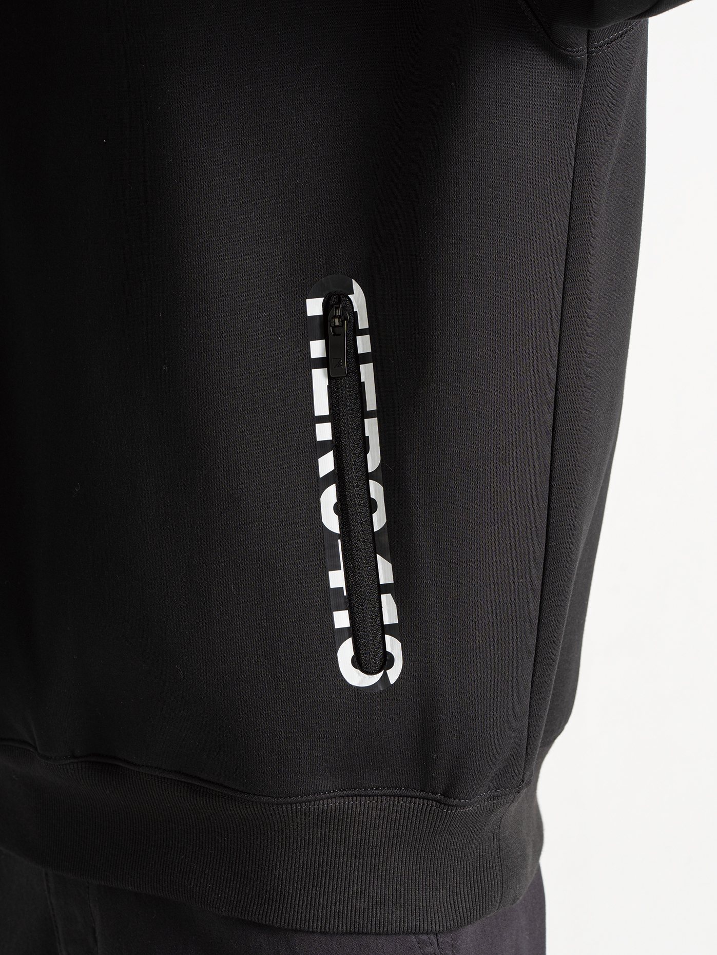 I'Z FRONTIER HEAVY JERSEY STERTCH WORM SWEAT SHIRT #8100 ブラック