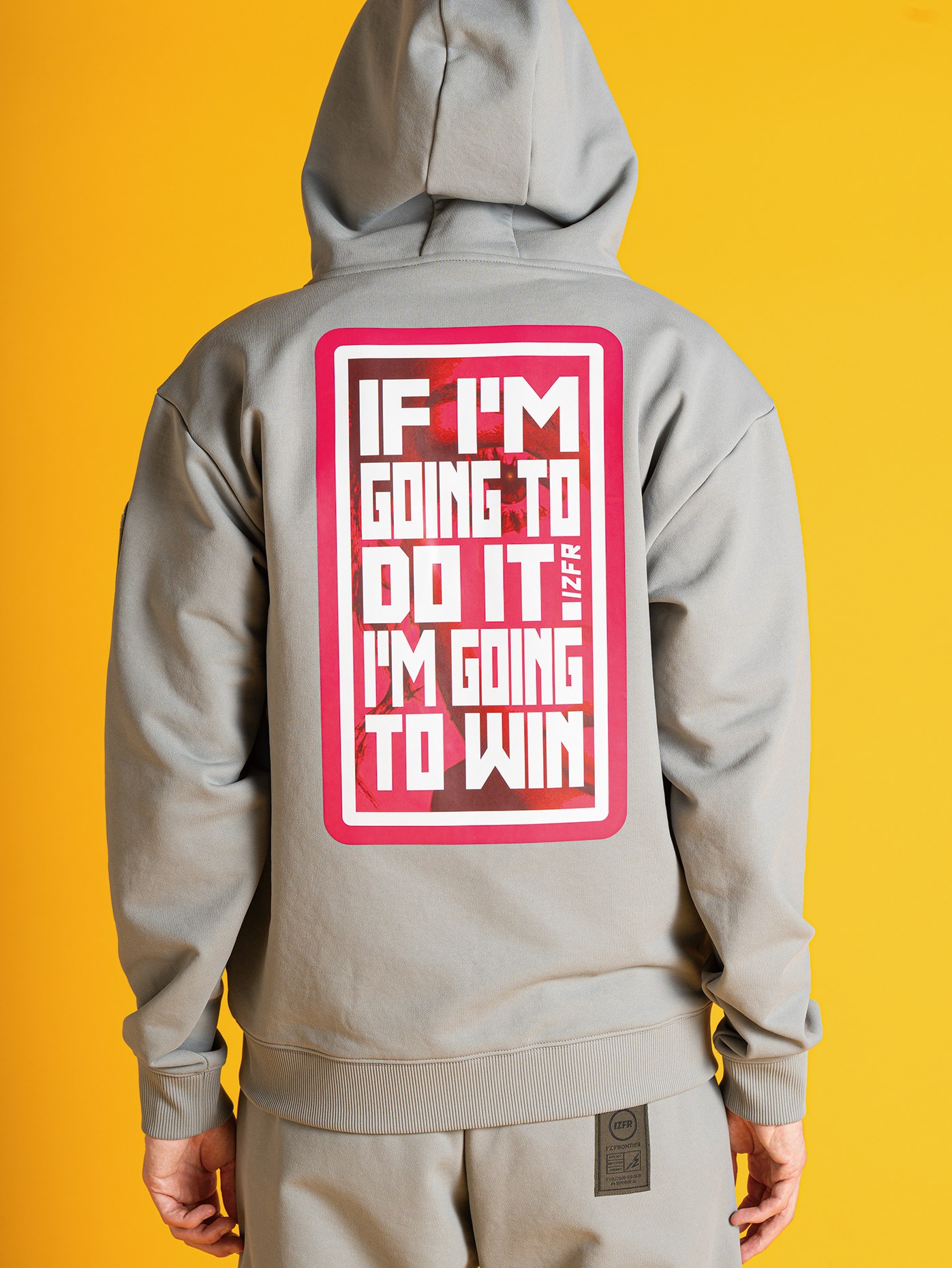 I'Z FRONTIER STERTCH ACTIVE FULL ZIP HOODIE #8970 ヘザーシルバー