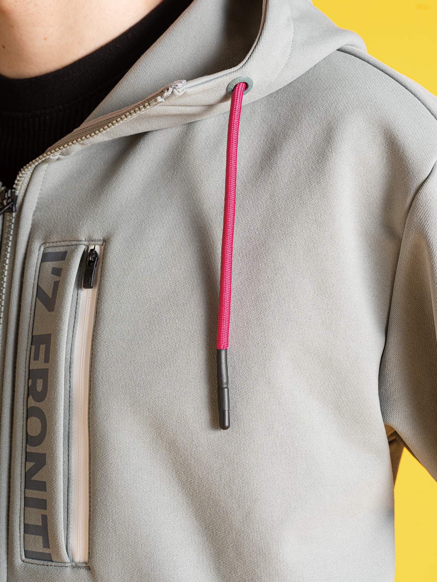 I'Z FRONTIER STERTCH ACTIVE FULL ZIP HOODIE #8970 ヘザーシルバー