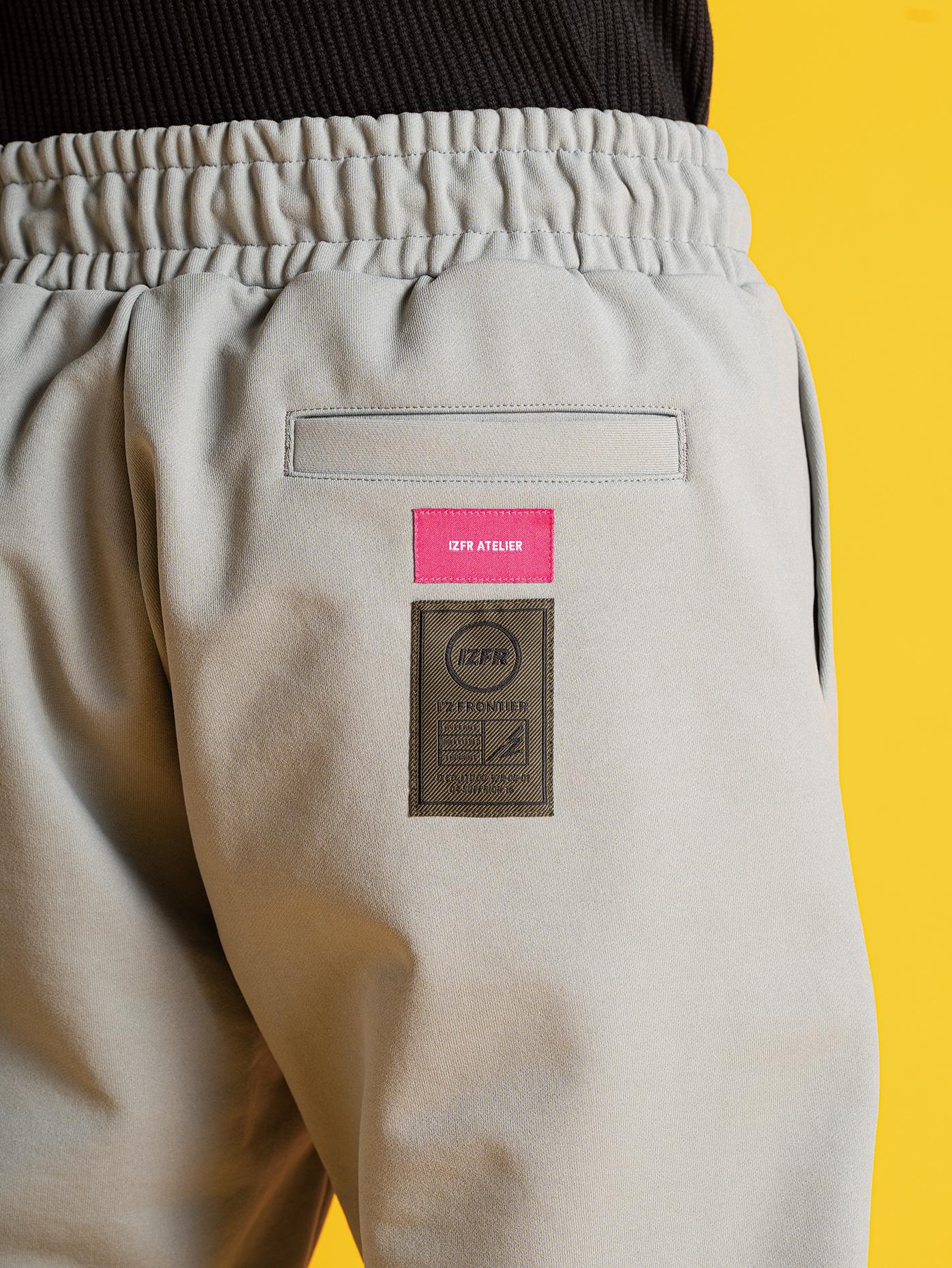 I'Z FRONTIER STERTCH ACTIVE F.Z. JOGGER PANTS #8973 ヘザーシルバー