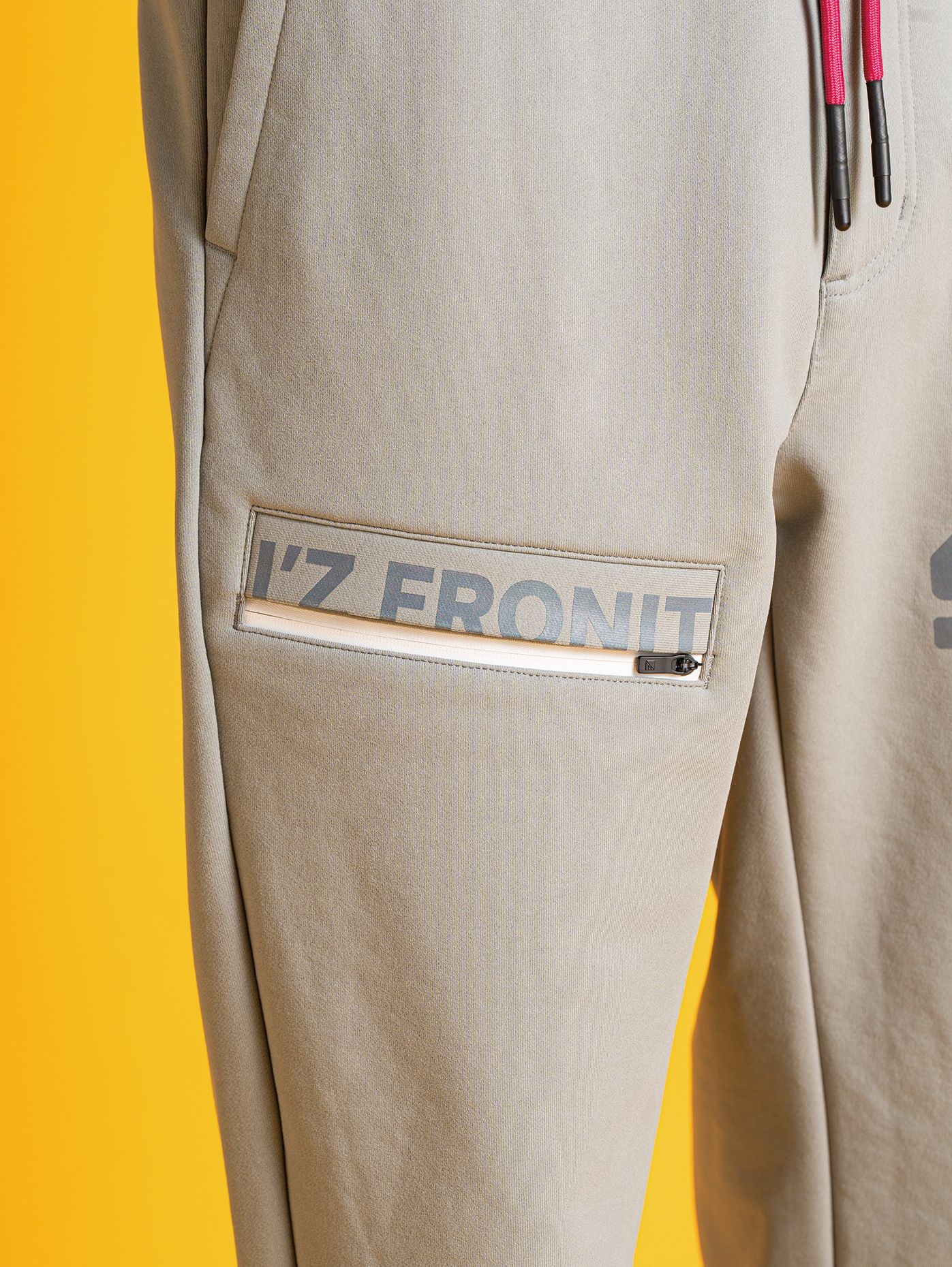 I'Z FRONTIER STERTCH ACTIVE F.Z. JOGGER PANTS #8973 ヘザーシルバー