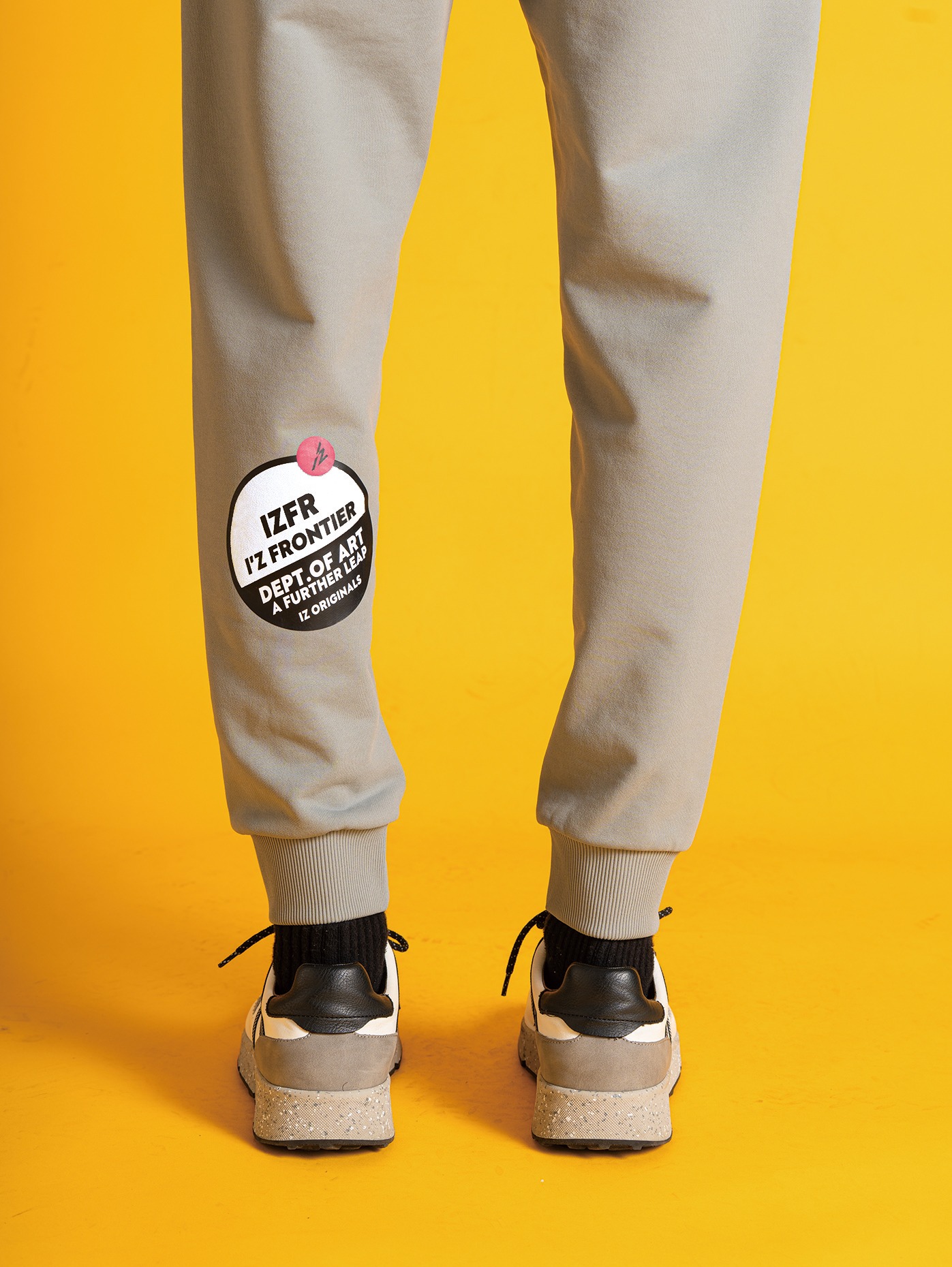 I'Z FRONTIER STERTCH ACTIVE F.Z. JOGGER PANTS #8973 ヘザーシルバー