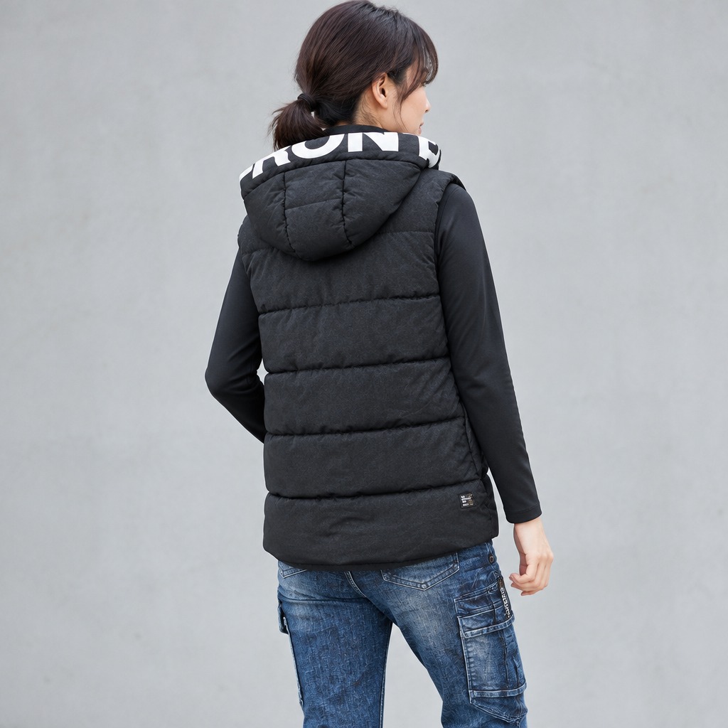 I'Z FRONTIER ALUMINUM STRETCH VEST PARKA #9569 ブラック