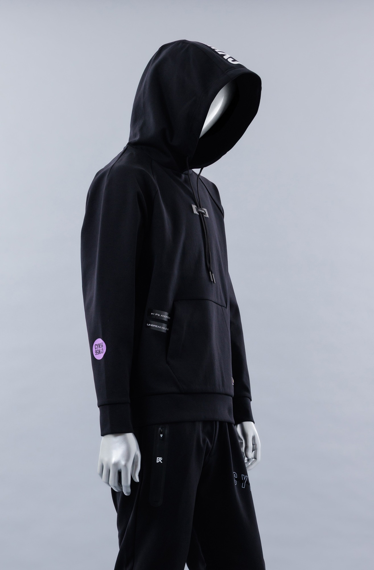 P's リフレッシングダンボールアクティブフーディー #80108 ブラック